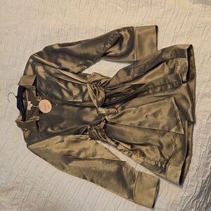 Camila Coelho Priscilla Mini Dress Sage sz L